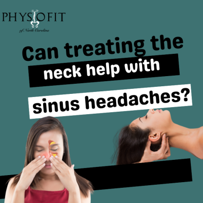 Can treating the neck help with sinus headaches?