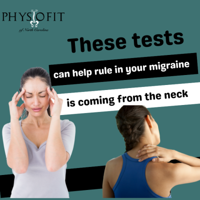 These tests can help rule in that migraine is coming from your neck