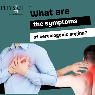 What are the symptoms of cervicogenic angina?