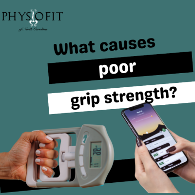 What causes poor grip strength?