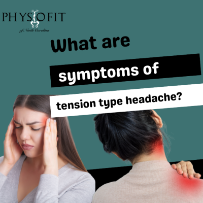 What are symptoms of tension type headache?