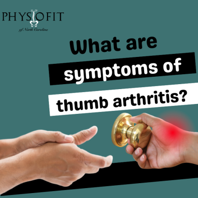 What are symptoms of thumb arthritis?