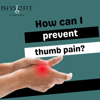 How can I prevent thumb pain?