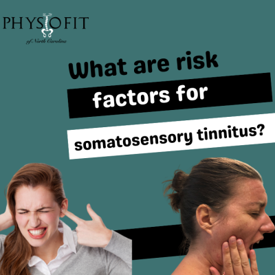 What are risk factors for somatosensory tinnitus?