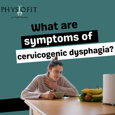 What are symptoms of cervicogenic dysphagia?