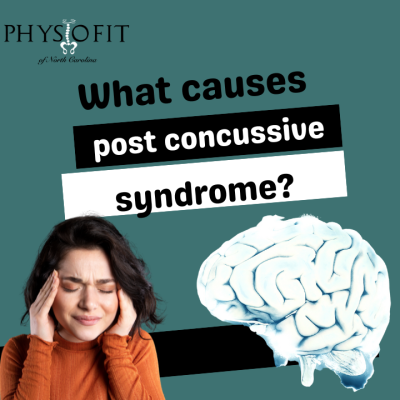 What causes post concussive syndrome?