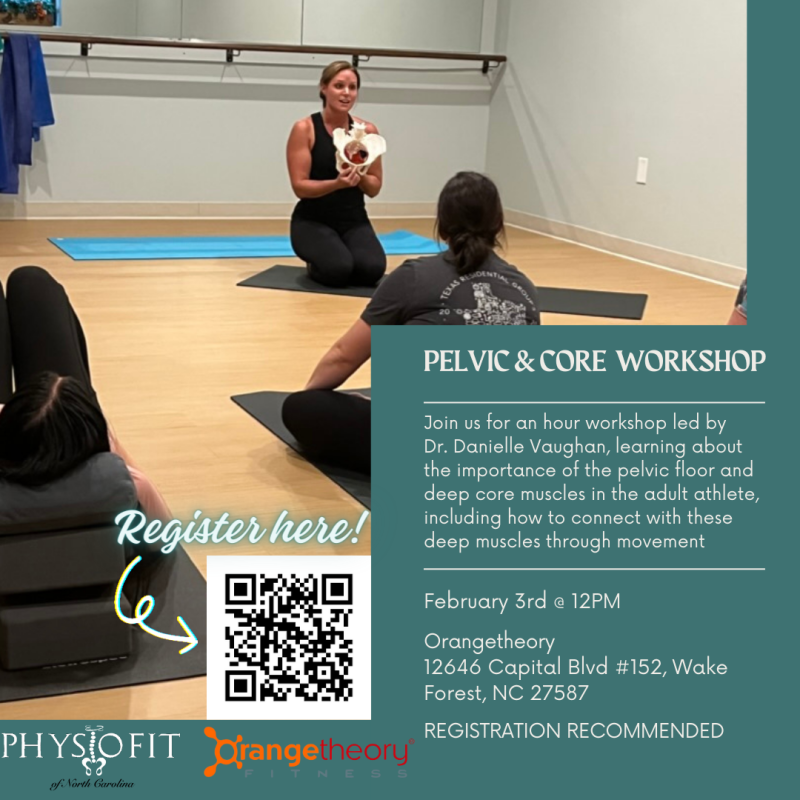 Physiofit physical therapy Wake Forest Pelvic floor workshop