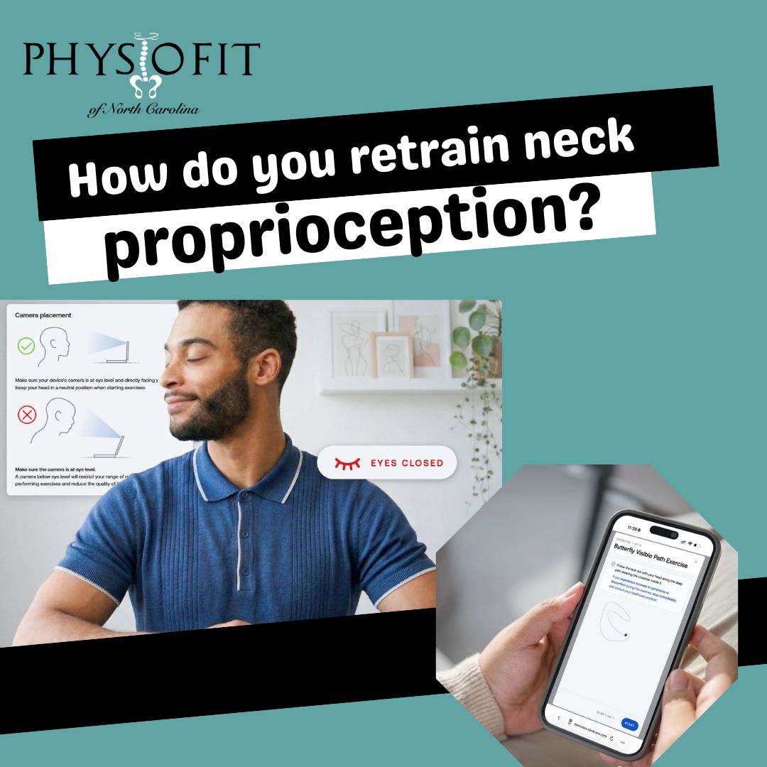 How do you retrain neck proprioception?